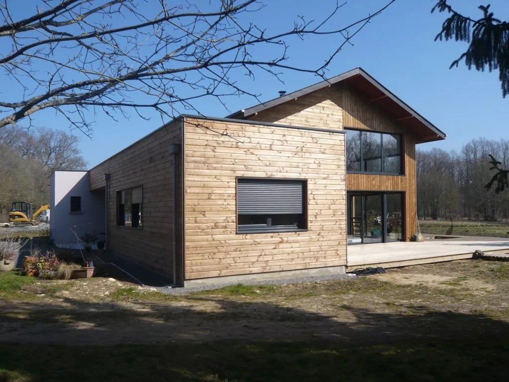 Réalisation de maison ossature bois par l