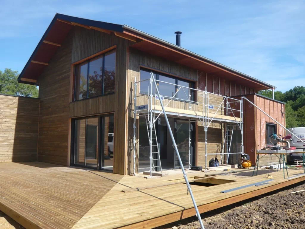 Réalisation de maison ossature bois par l