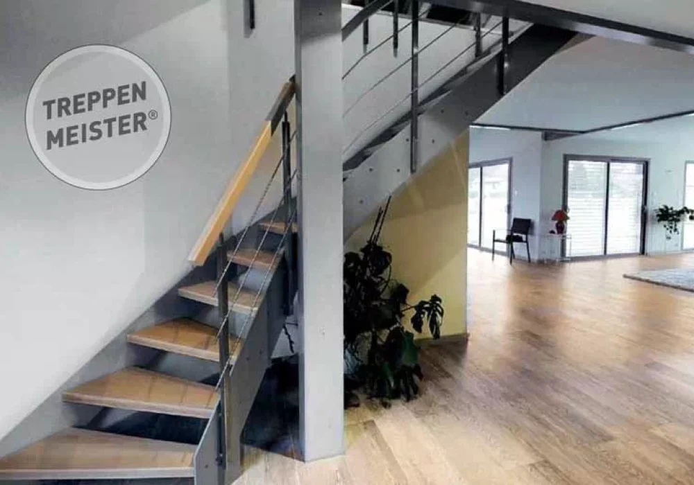 Réalisation d'escaliers par l'entreprise LEVOUX Pascal, menuisier à Châteauroux